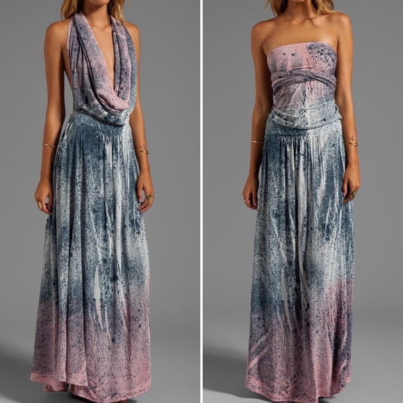 blu moon Dresses & Skirts - Blu Moon Convertible Tie Dye Maxi Dress